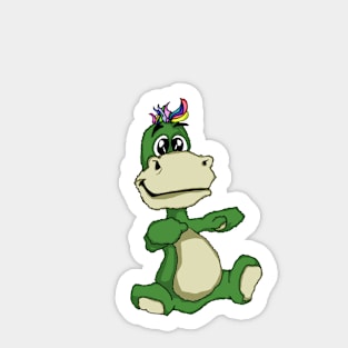 Rainbow Nessie Sticker